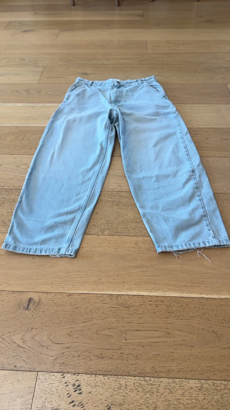 Bershka light blue wash jeans
